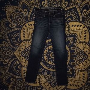 Dark wash skinny American Eagle jeans
